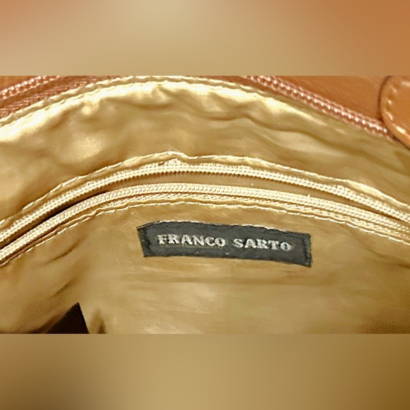 Franco Sarto Tan Leather Crossbody Bag - Picture 7 of 11